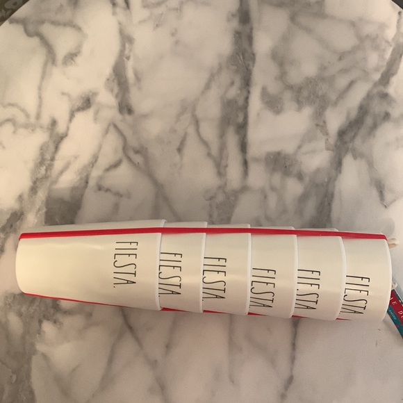 Rae Dunn “FIESTA.” Melamine Tumbler NWT - Picture 4 of 7